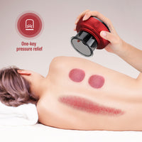 Electric Cupping & Gua Sha Massager – Vacuum Suction Body Massage Tool with Heat
