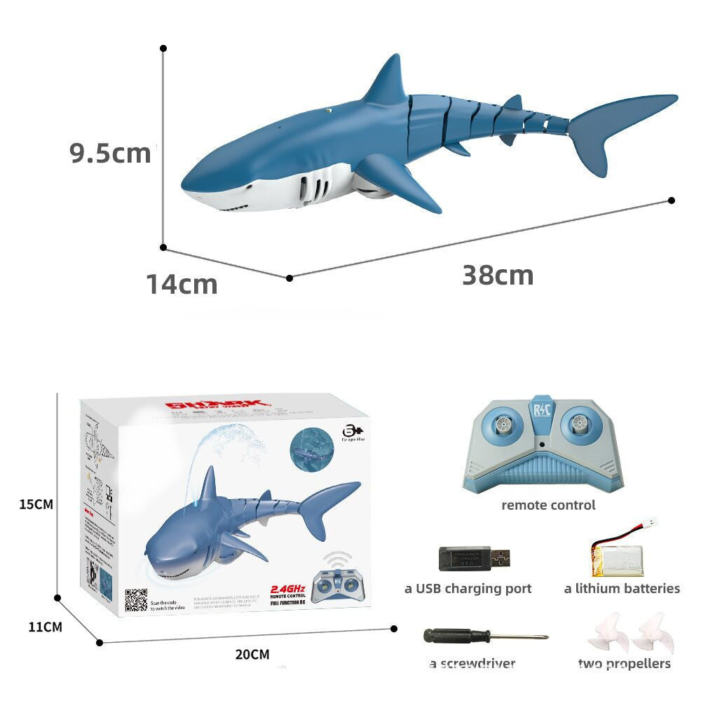 2.4G Remote Control Water Jet Shark Funny Water Spray Simulation Whale Animals Submarine Remote Control Fish What Else You Got?