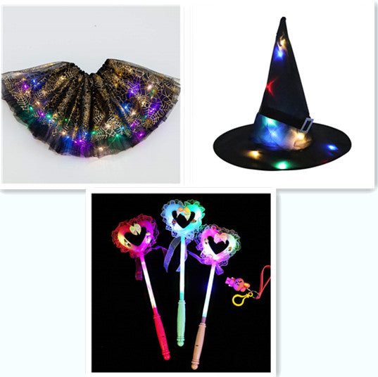 Magical & Luminous  LED Princess Halloween Tutu Skirt Sequins Shiny Skirt What Else You Got?
