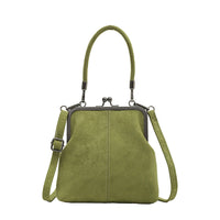 Vintage Patchwork Crossbody Bag – PU Leather Everyday Shoulder Purse