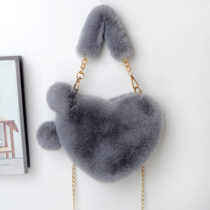 Love Bags Soft Plush Handbags Women Valentine's Day Party Bag What Else You Got?