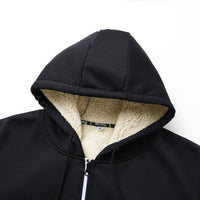 Men’s Cozy Fleece Hoodie & Jacket Set – Warm Casual Wear for Everyday & Outdoor