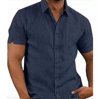 Men's Summer Casual Short Sleeve Shirts - Lightweight & Breathable Tee Tops