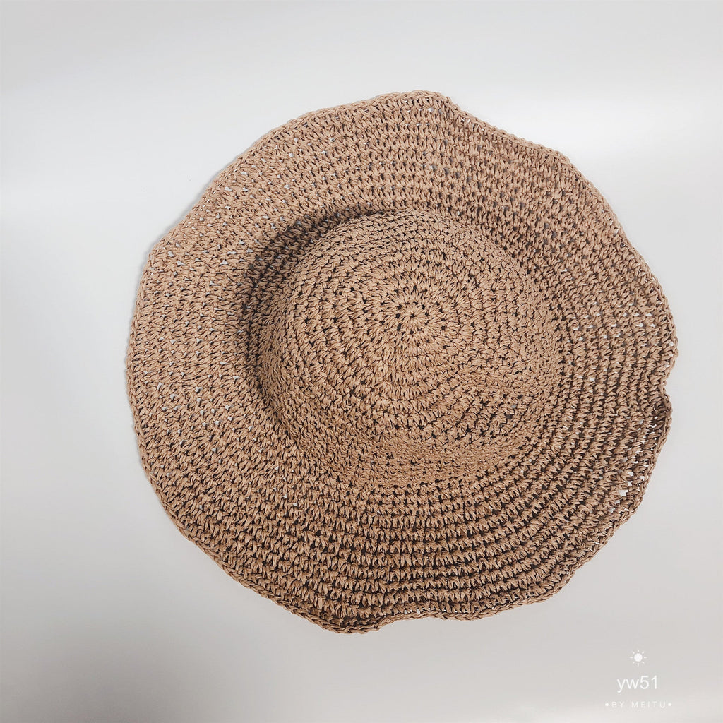 Summer Outing Sunscreen Hat for Women with Foldable Straw Hats Holiday Cool Hat Beach Hat What Else You Got?