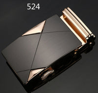 Wide Alloy Belt Buckle – Rectangular Automatic Fastening Buckle