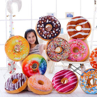 Adorable Donut Plush Pillow – Cute Cartoon Pillow for Bedroom & Gift | Soft & Squishy Home Decor