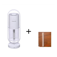 Mini USB Desktop Humidifier - Portable Cool Mist Diffuser with LED Night Light