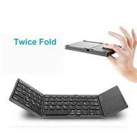 Foldable Bluetooth Keyboard for Phone, Tablet & Laptop – Portable Wireless Keyboard for Travel