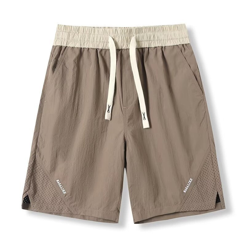 Men's Comfortable Loose Fit Casual Shorts - Straight Leg Cropped Trousers in Multiple Colors