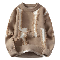Cozy Men's Plus Size Casual Sweater - Perfect for Autumn & Winter | Soft Cotton Blend Pullover