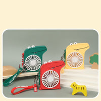 Mini Portable USB Rechargeable Fan – 2-Speed 5-Blade Personal Desk Fan