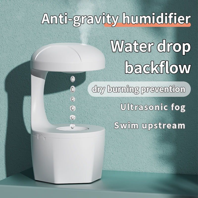 New Arrival Portable 800ml H2o Anti Gravity Usb Air Water Droplet Cool Mist Smooth Sailing Aromatherapy Humidifier For Bedroom What Else You Got?