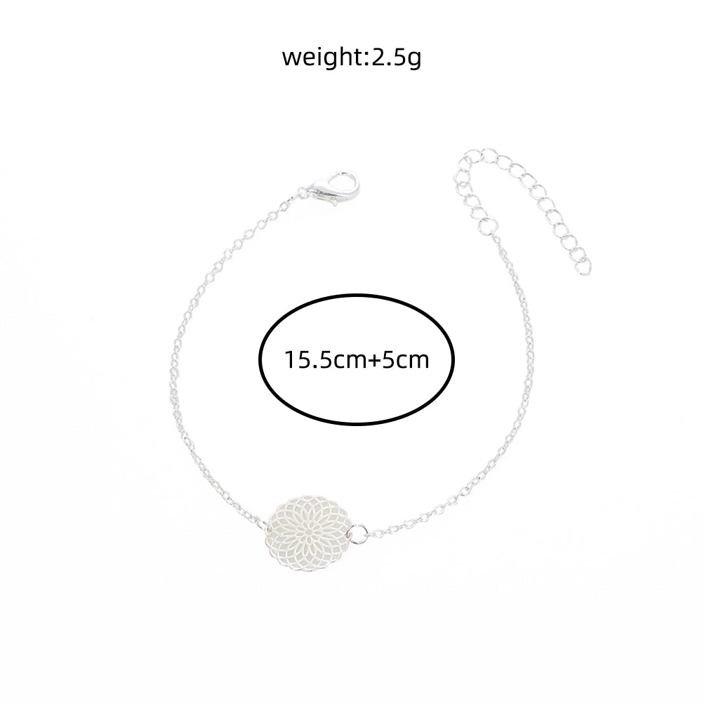 Round Flower Glow‑in‑the‑Dark Bracelet What Else You Got?