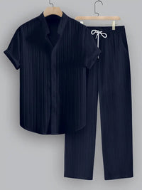 Men's Striped Suit Set - Coordinate with Confidence & Style