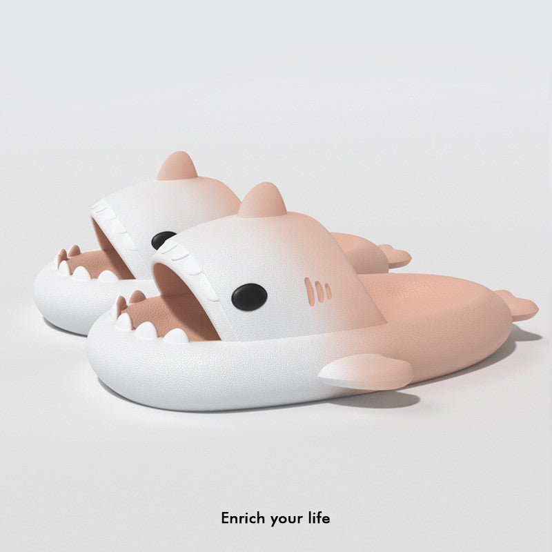 Gradient Shark Slippers Men's Home Bathroom Non-slip What Else You Got?