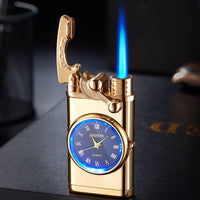 Watch Lighter 2-in-1 – Wristwatch with Windproof Butane Torch for Camping & Everyday Carry