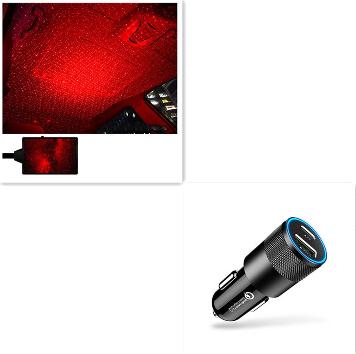USB Starry Sky Car Light Projector – Galaxy LED Interior Ambient Lighting with Voice Control What Else You Got?