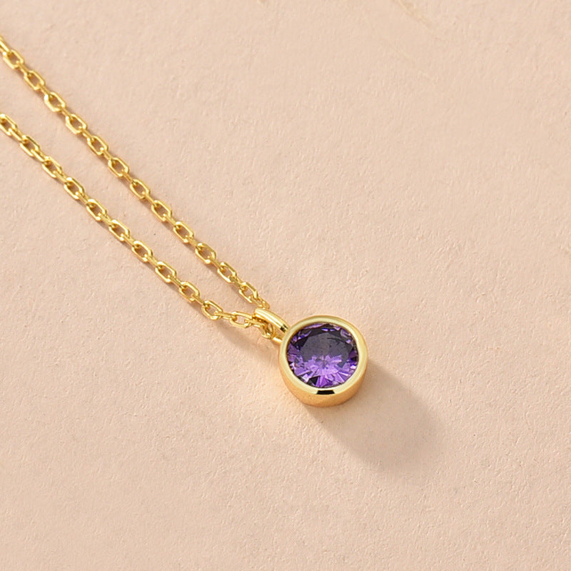 Women's Fashionable Simple Sterling Silver Solitaire Necklace With Twelve Zodiac Signs What Else You Got?