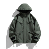 Vintage Japanese Windbreaker Jacket – Lightweight Hooded Shell for Men & Women