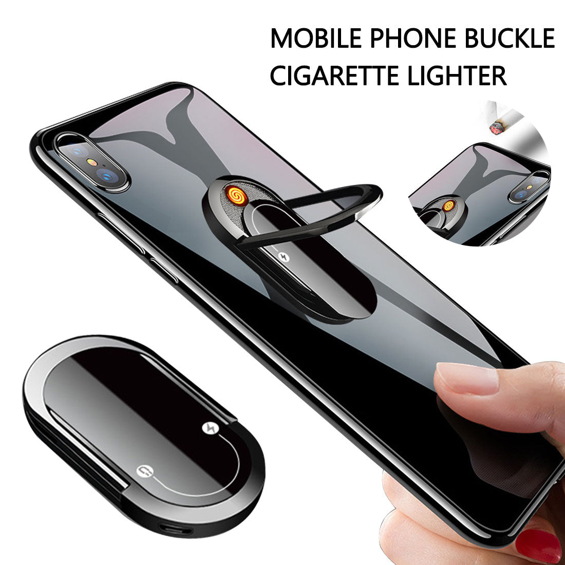 2‑in‑1 USB Plasma Lighter & Mobile Phone Holder What Else You Got?