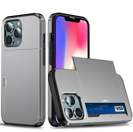 Dual‑Layer Armor Phone Case With Card Holder – Shockproof TPU + PC Defender Cover What Else You Got?