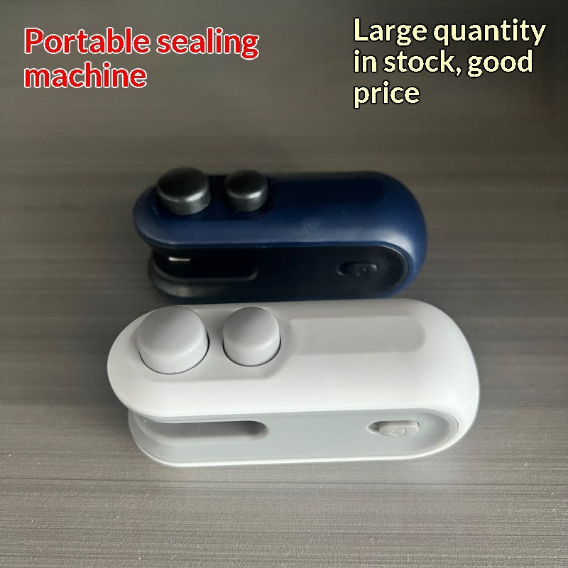 Mini 2 In 1 Sealer Heat Sealer Bag Opening Machine For Snacks Home USB Sealer Vacuum Sealer Snacks Plastic Bag Heat Sealer What Else You Got?