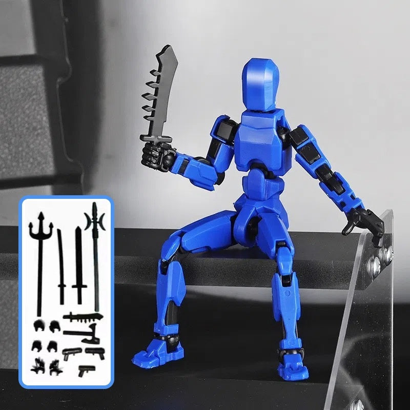 Multi‑Jointed Shapeshift Robot Figure – 3D‑Printed Movable Action Model with Weapons & Accessories What Else You Got?
