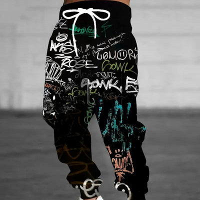 Divine Streetwear: Bold Hip-Hop Sweatpants for Men - Comfort Meets Faith