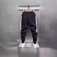 Comfortable & Stylish Casual Jogger Pants - Elastic Cuffs, Loose-Fit, On-Trend Black Pants for Everyday Wear