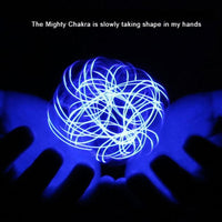 Heavenly Glow LED Light Spiral Toy - Mesmerizing Rotating Luminous Pill Generator for Kids & Adults