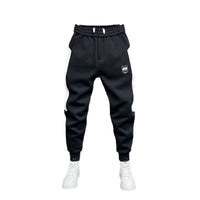 Comfortable & Stylish Casual Jogger Pants - Elastic Cuffs, Loose-Fit, On-Trend Black Pants for Everyday Wear