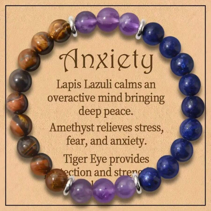 Unisex Triple‑Protection Handmade Bracelet – Minimalist Mixed‑Material Circular Charm What Else You Got?
