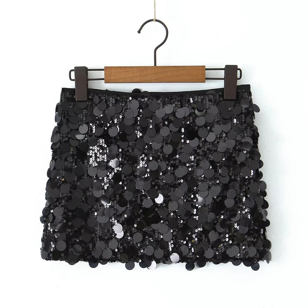 Women's Sequin Mini Skirt | Glamorous Party Skirt | Trending Shimmer Bodycon Skirt 2026 What Else You Got?