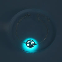Radiant Mushroom Bracelet – Glow-in-the-Dark Boho Jewelry for Nature Lovers