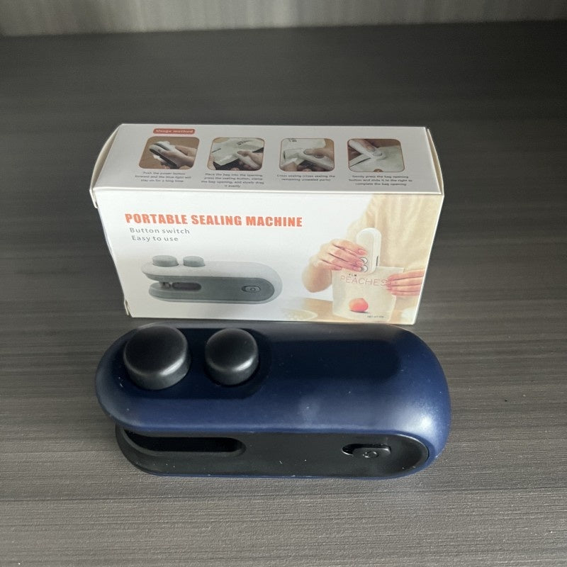 Mini 2 In 1 Sealer Heat Sealer Bag Opening Machine For Snacks Home USB Sealer Vacuum Sealer Snacks Plastic Bag Heat Sealer What Else You Got?