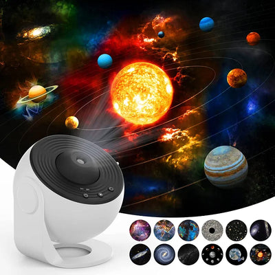 Galaxy Star Projector – 360° Rotating Planetarium Night Light