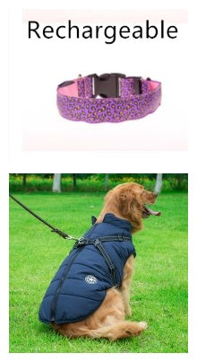 LED Dog Collar Safety Adjustable Nylon Leopard Pet Collar What Else You Got?