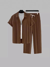 Men's Striped Suit Set - Coordinate with Confidence & Style