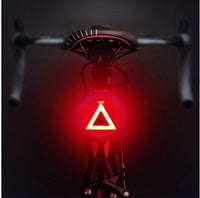 USB Rechargeable Bicycle Safety Taillight - Bright LED Light for Night Riding