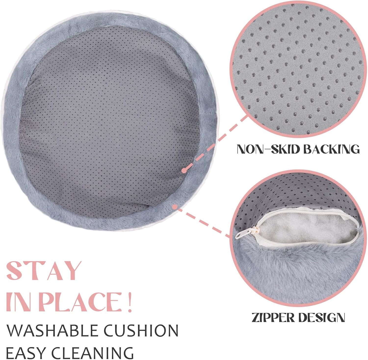 Cute Seat Cushion Cat Paw Shape Floor Cushion With Detachable Sheep Plush For Gamer Chair Reading Pillow And Leisure Lazy Sofa For Dining Room Office Bedroom Chair Cushion What Else You Got?