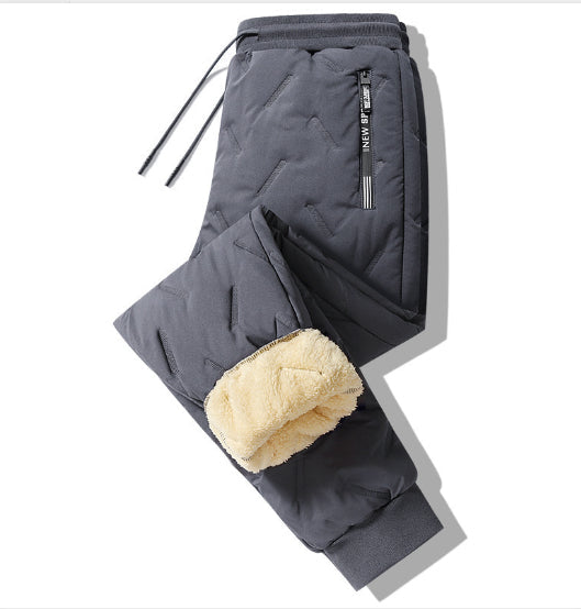 Men’s Thick Fleece Thermal Sweatpants – Waterproof, Windproof Winter Warm Trousers What Else You Got?