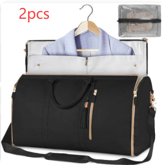 Large Capacity Travel Duffle Bag Women's Handbag Folding Suit Bag Waterproof Clothes Totes What Else You Got?