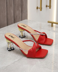 Elegant Women's Matching Crossbody Bag & Cross-Strap Heels Set - 6 Stylish Colors - Christian-Inspired Fashion Bundle