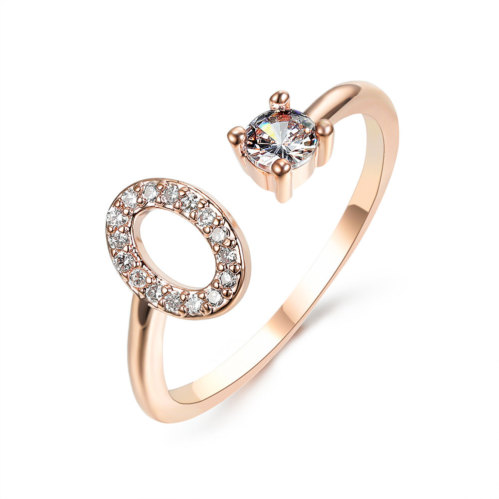 New Design Adjustable 26 Initial Letter Ring Fashion Jewelry For Women Simple Elegant Jewelry What Else You Got?
