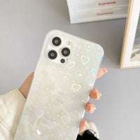 Holographic Heart iPhone Case - Radiant Faith Protection | 2026 Trend