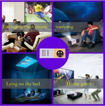 Portable Projector 3D Hd Led Home Theater Cinema HDMI-compatible Usb Audio Projector Yg300 Mini Projector What Else You Got?