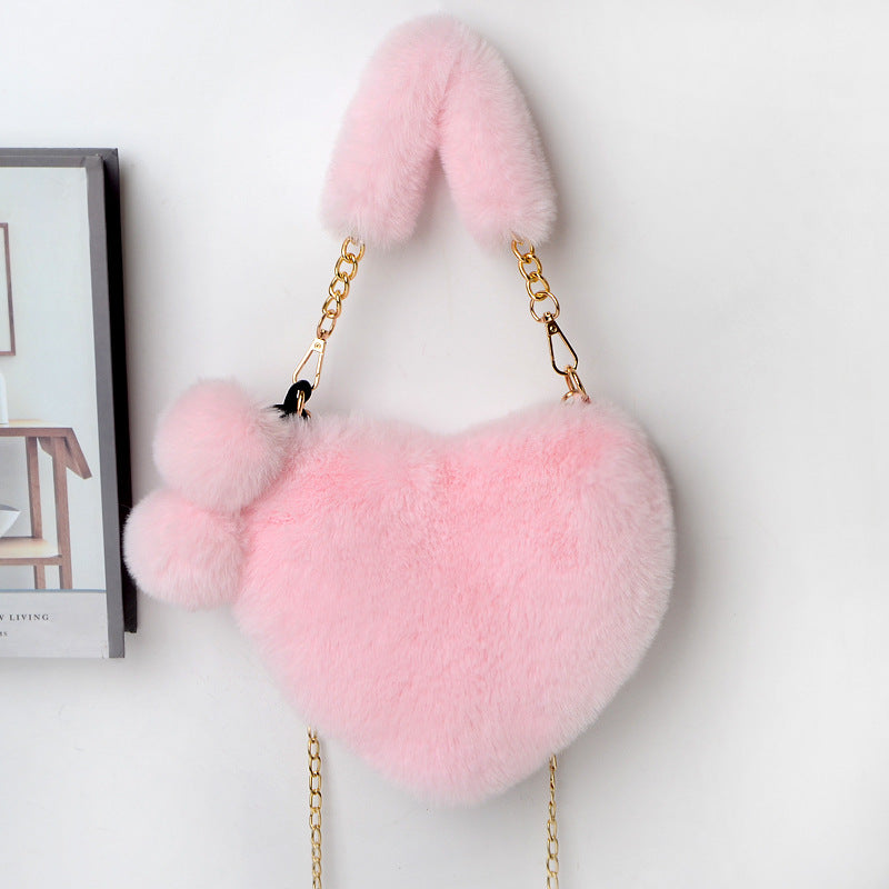 Love Bags Soft Plush Handbags Women Valentine's Day Party Bag What Else You Got?