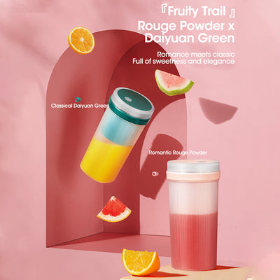 Portable Blender USB Rechargeable - Personal Smoothie & Juice Cup for Travel, Gym, Office
