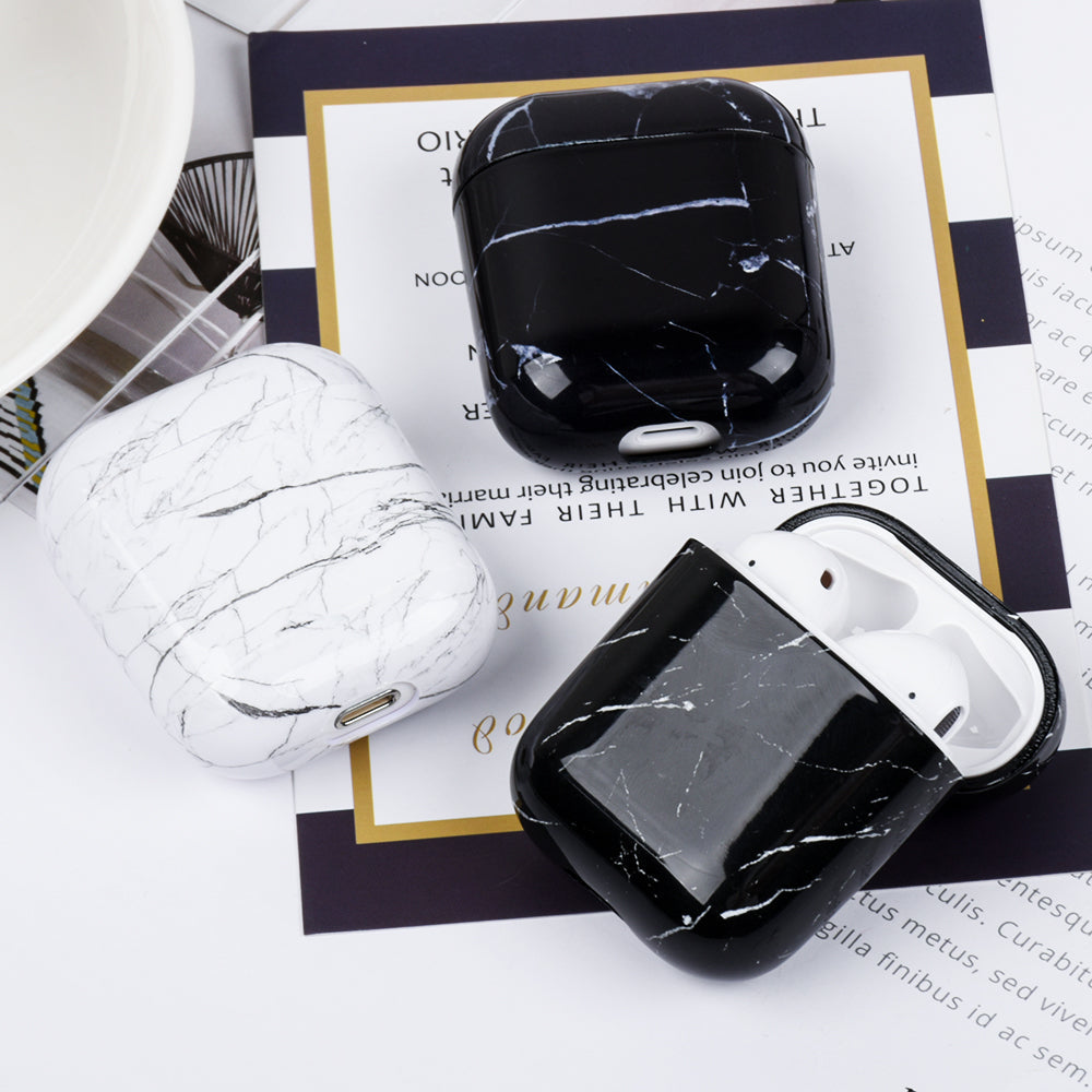 Compatible with Apple, Compatible with Apple , Marbled earphone case What Else You Got?
