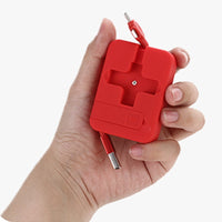 Versatile 3-in-1 Telescopic Charging Cable with Macaron Design - Fast Data Transfer & Durable Build